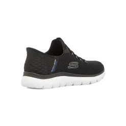 Scarpe da ginnastica nere da Uomo in Memory Foam Skechers Slip-Ins Air Cooled