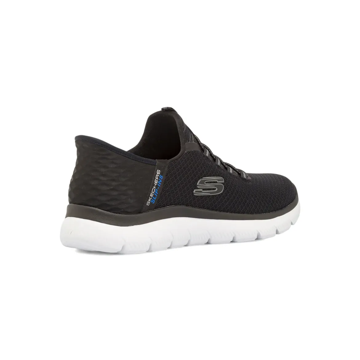Scarpe da ginnastica nere da Uomo in Memory Foam Skechers Slip-Ins Air Cooled