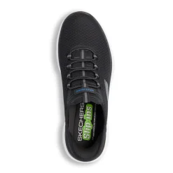 Scarpe da ginnastica nere da Uomo in Memory Foam Skechers Slip-Ins Air Cooled