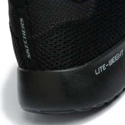 Scarpe da ginnastica nere da uomo con sottopiede Memory Foam Skechers Dynamight