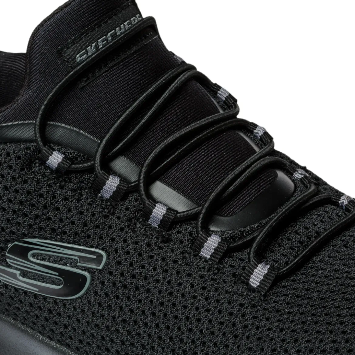 Scarpe da ginnastica nere da uomo con sottopiede Memory Foam Skechers Dynamight