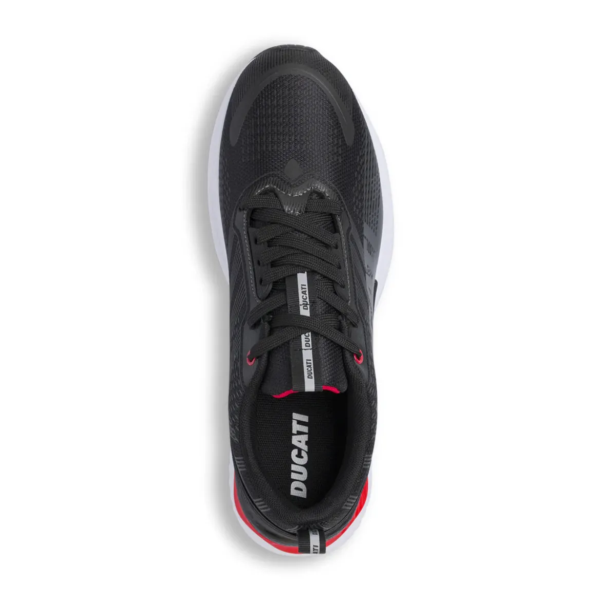 Scarpe da ginnastica Nere da Uomo con dettagli rossi Ducati