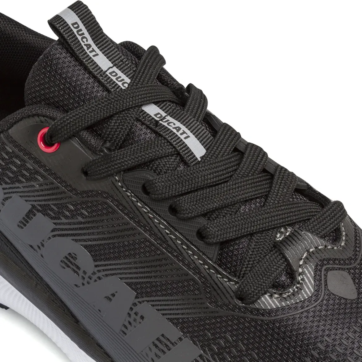 Scarpe da ginnastica Nere da Uomo con dettagli rossi Ducati