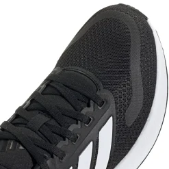 Scarpe da ginnastica nere e bianche da ragazzo con logo adidas Runfalcon 5