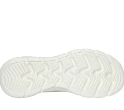 Scarpe da ginnastica rosa da donna con maxi-suola Skechers Bobs B Flex