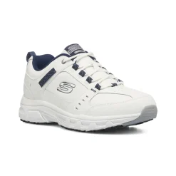 Scarpe da ginnastica Rétro bianche da uomo con soletta Memory Foam Skechers Oak Canyon