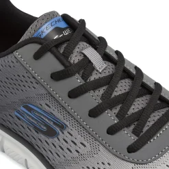 Scarpe da ginnastica Uomo Grigie in mesh con Memory Foam Skechers