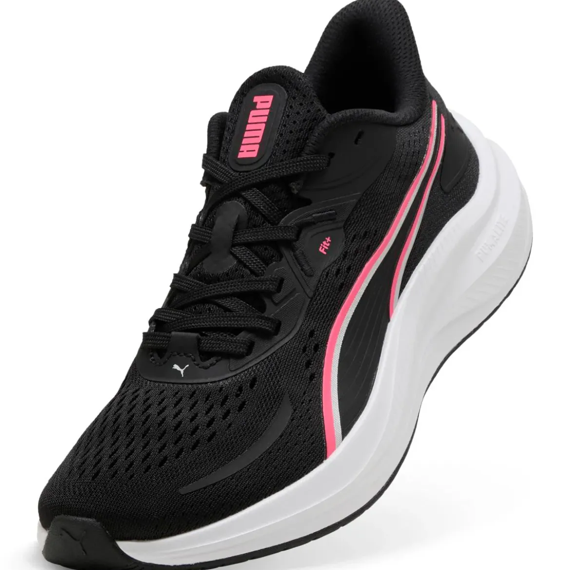 Scarpe da running da donna nere e rosa Puma Skyrocket Lite 2