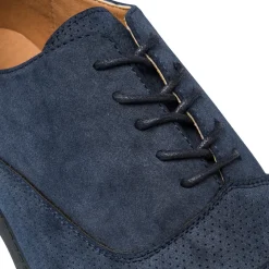 Scarpe Eleganti Uomo blu con dettagli traforati Riflessi Urbani