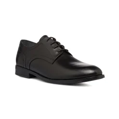 Scarpe Eleganti Uomo nere in pelle con allacciatura Derby La Cuoieria