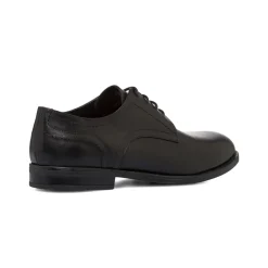 Scarpe Eleganti Uomo nere in pelle con allacciatura Derby La Cuoieria