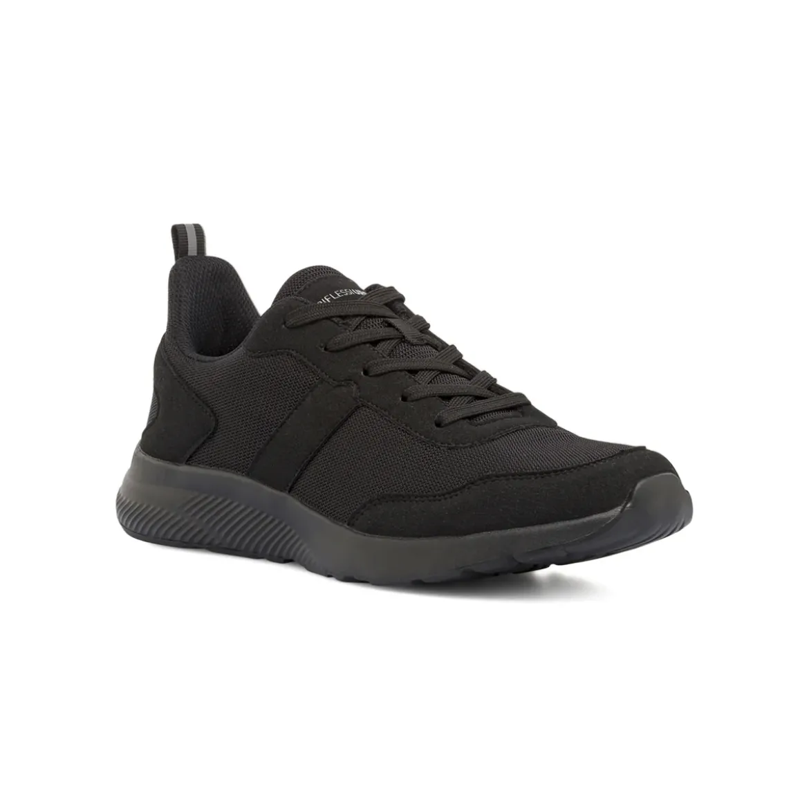 Scarpe nere da Uomo con dettagli effetto scamosciato Riflessi Urbani
