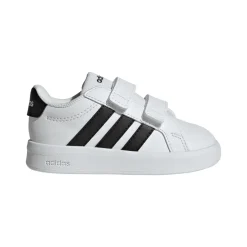 Scarpe Primi Passi Bambino bianche con strappo adidas Grand Court 3.0