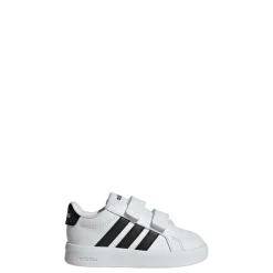 Scarpe Primi Passi Bambino bianche con strappo adidas Grand Court 3.0