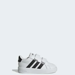 Scarpe Primi Passi Bambino bianche con strappo adidas Grand Court 3.0