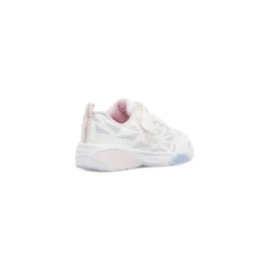 Scarpe primi passi bianche da Bambina con luci e inserti mesh Champion