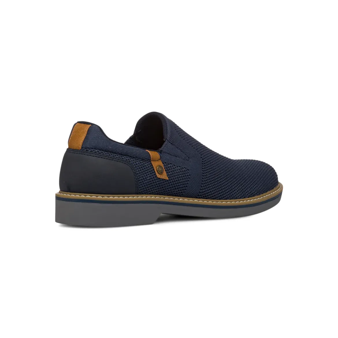 Scarpe slip-on da uomo in tessuto mesh blu con dettagli in contrasto Riflessi Urbani