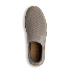Scarpe slip-on da uomo in tessuto mesh grigio con dettagli in contrasto Riflessi Urbani