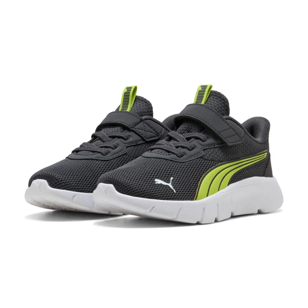 Scarpe sportive da bambina grigie Puma FlexFocus Modern AC+