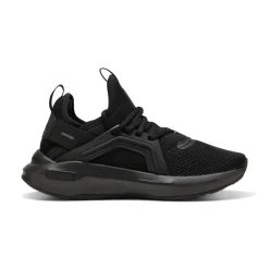 Scarpe sportive da Ragazzo nere in tessuto mesh Softride Enzo 5 Puma