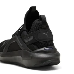 Scarpe sportive da Ragazzo nere in tessuto mesh Softride Enzo 5 Puma