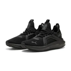 Scarpe sportive da Ragazzo nere in tessuto mesh Softride Enzo 5 Puma