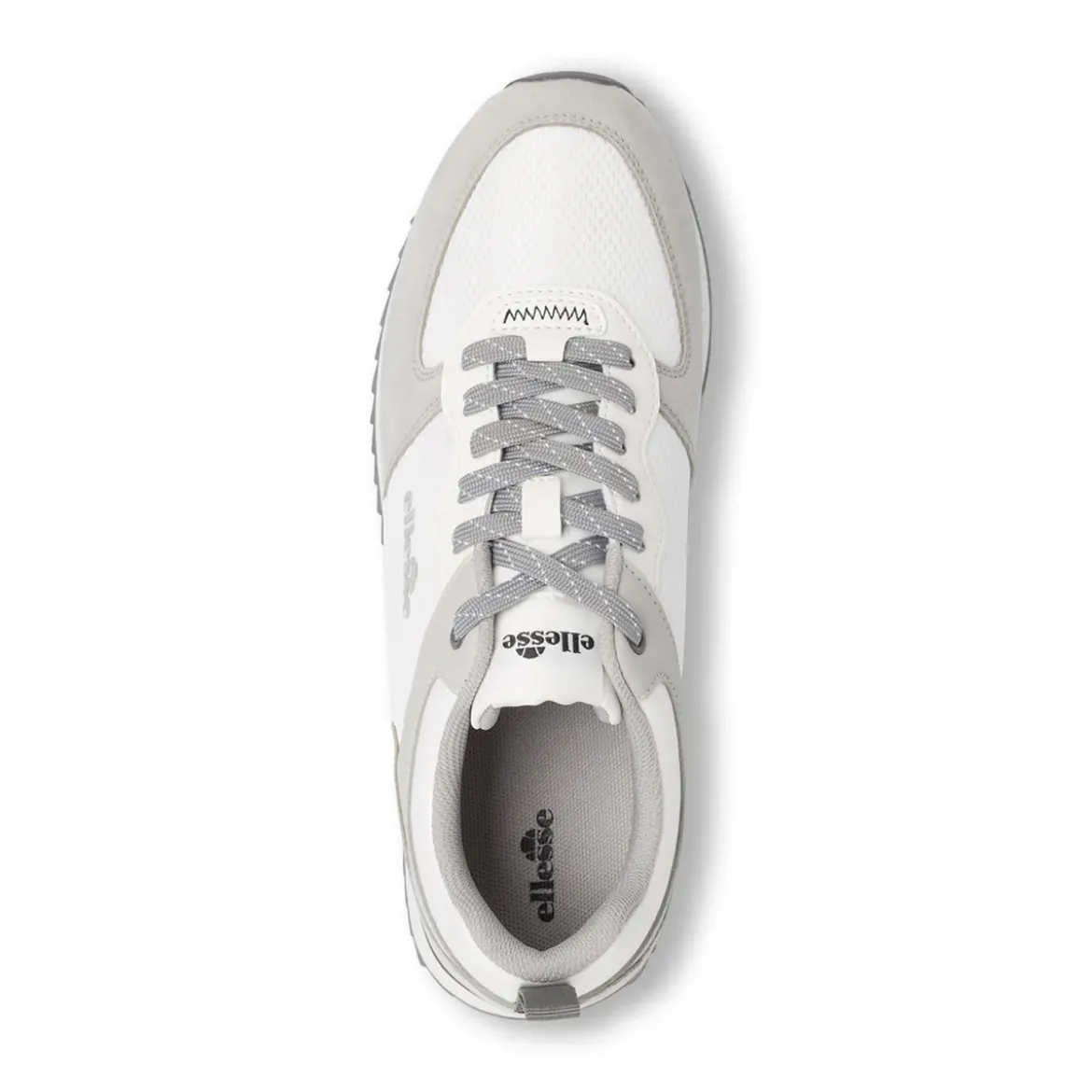 Scarpe sportive da Uomo bianche con effetto scamosciato Ellesse