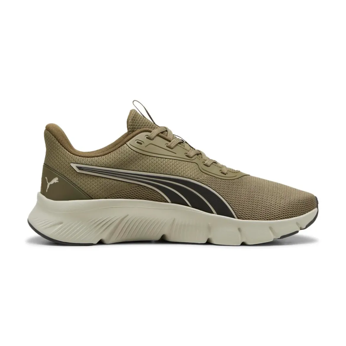 Scarpe sportive da Uomo verdi in tessuto mesh Puma FlexFocus Lite