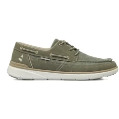 Scarpe stringate da Uomo Khaki effetto scamosciato Navigare