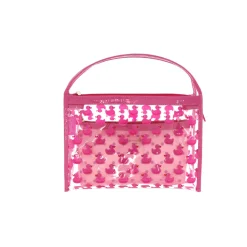 Set Necessaire fuxia da Donna con stampa anatre Camomilla Milano