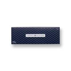 Set 3 paia di calzini Uomo blu Tommy Hilfiger con strisce e logo