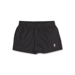 Shorts da running donna neri con dettagli riflettenti GymRun
