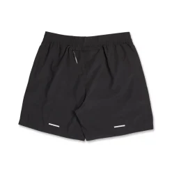 Shorts da running neri da uomo GymRun con dettagli riflettenti e tasca