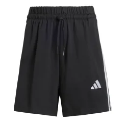 Shorts Sportivi Neri Donna con iconiche tre strisce bianche adidas