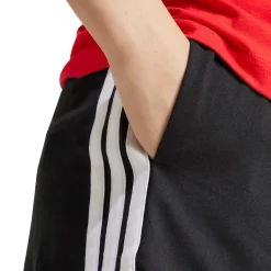 Shorts Sportivi Neri Donna con iconiche tre strisce bianche adidas