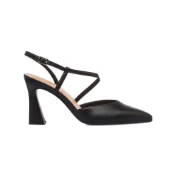 Slingback nere da Donna con cinturino alla caviglia e tacco 8 cm Swish Jeans