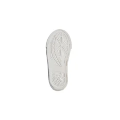 Sneakers alte bianche da Bambina Le scarpe di Alice con ricami floreali