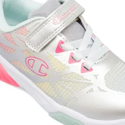 Sneakers argento con luci da Bambina Primi Passi Champion