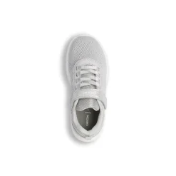 Sneakers argento da Bambina con chiusura a strappo e suola traspirante Geox