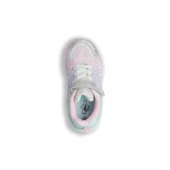Sneakers Bambina argento con dettagli glitter e luci Le scarpe di Alice