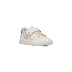 Sneakers Bambina bianche con stelle glitterate Le Scarpe di Alice