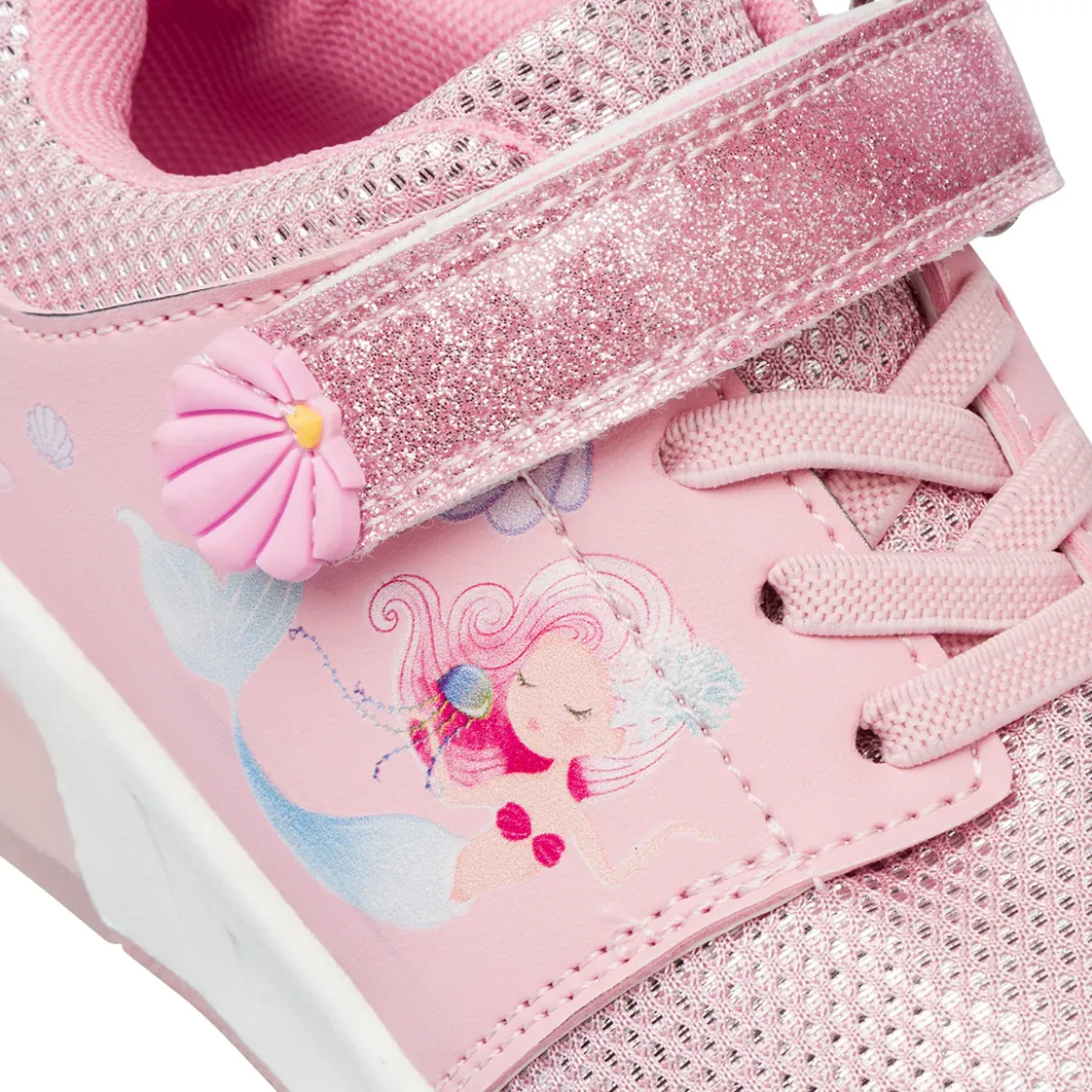 Sneakers Bambina rosa con luci nella suola Le Scarpe di Alice