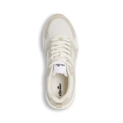 Sneakers Beige da Donna in mesh con inserti effetto scamosciato Ellesse