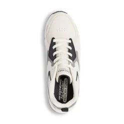 Sneakers beige da ragazzo con suola ad aria Skechers Uno Gen1