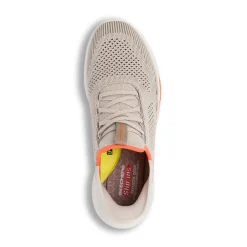 Sneakers beige da Uomo con Memory Foam Skechers Slade Slip-ins