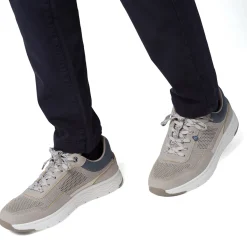Sneakers beige in tessuto mesh da Uomo Glams