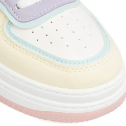 Sneakers bianche con inserti multicolore da Donna Lora Ferres