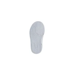 Sneakers bianche da bambina con paillettes argento Le scarpe di Alice