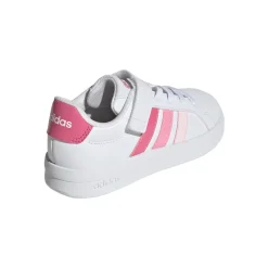 Sneakers bianche da Bambina con dettagli rosa adidas Grand Court 3.0