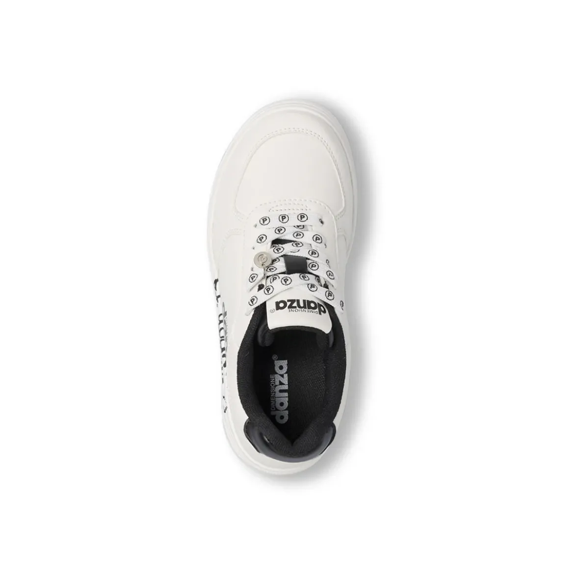 Sneakers Bianche da Bambina con lacci logati Dimensione Danza